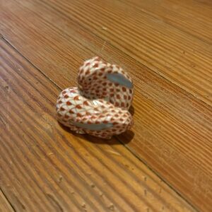 Herend brown porcelain bunnies